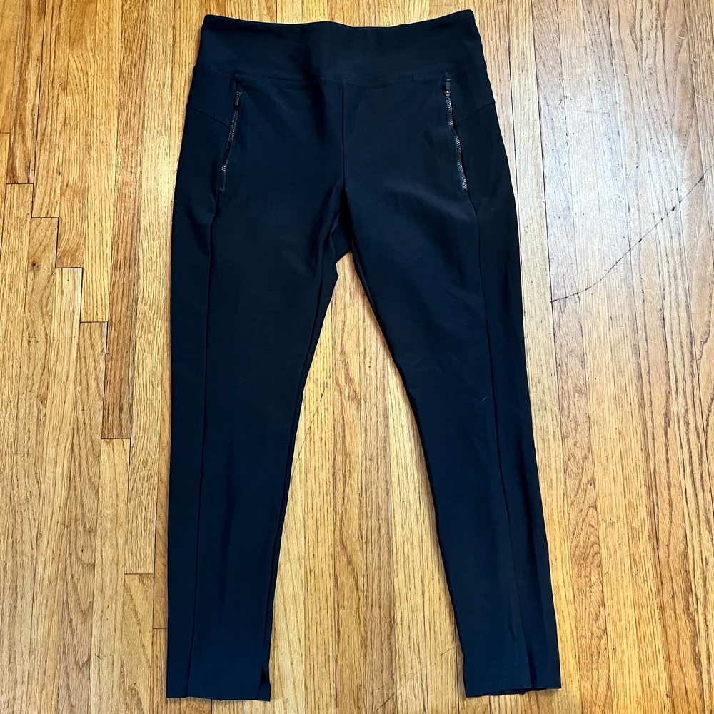 Athleta Leggings Womens Large Stellar Tight Work Travel Pants Black 870815